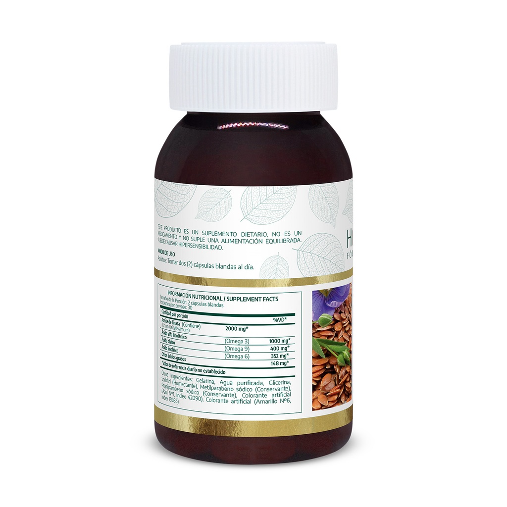 ACEITE DE LINAZA - OMEGA 3-6-9