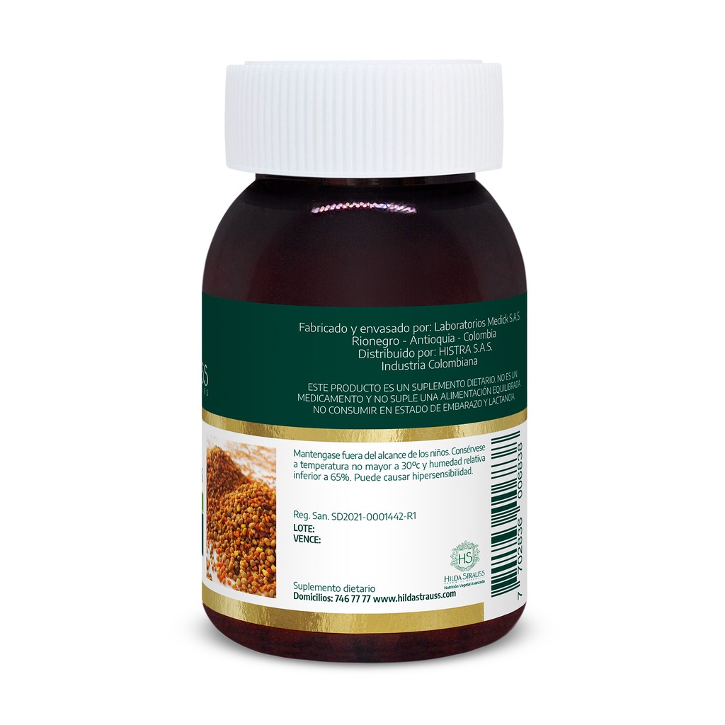 POLEN CON VITAMINAS 60 CAPS
