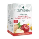 INFUSIÓN DE MANZANILLA, JENGIBRE Y MANZANA