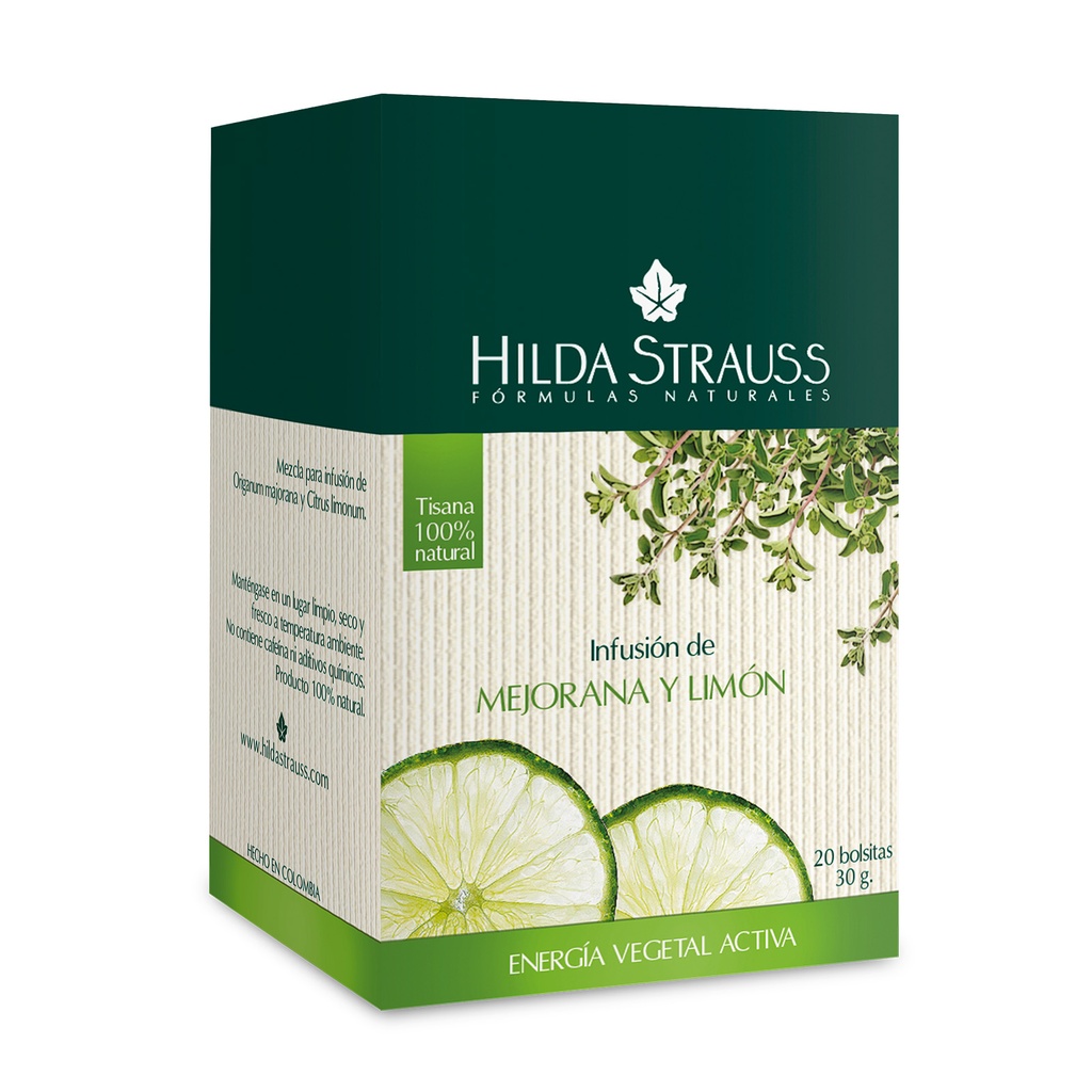 INFUSIÓN DE MEJORANA Y LIMÓN