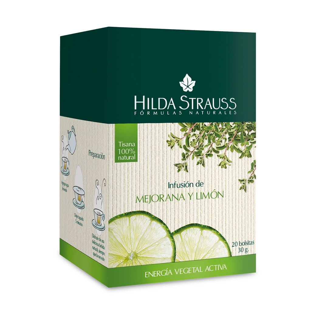 INFUSIÓN DE MEJORANA Y LIMÓN