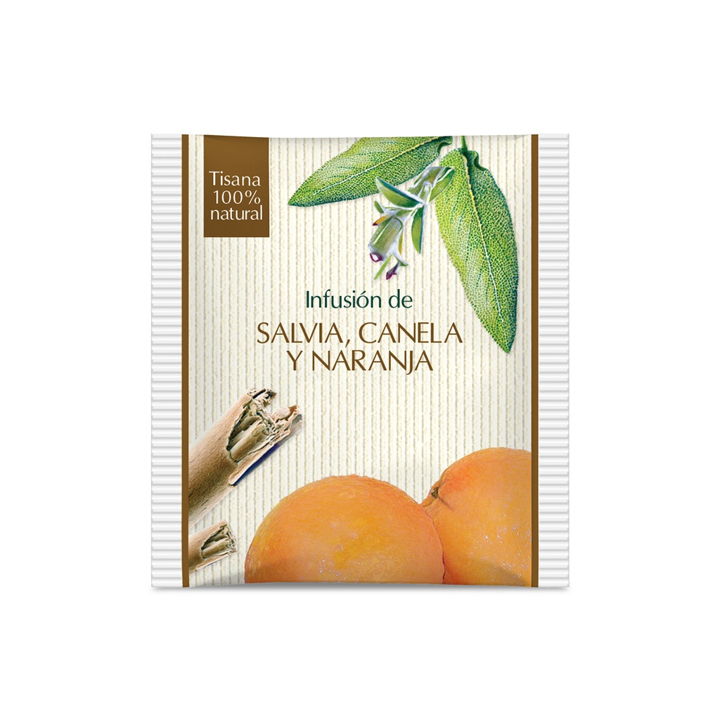 INFUSIÓN DE SALVIA, CANELA Y NARANJA