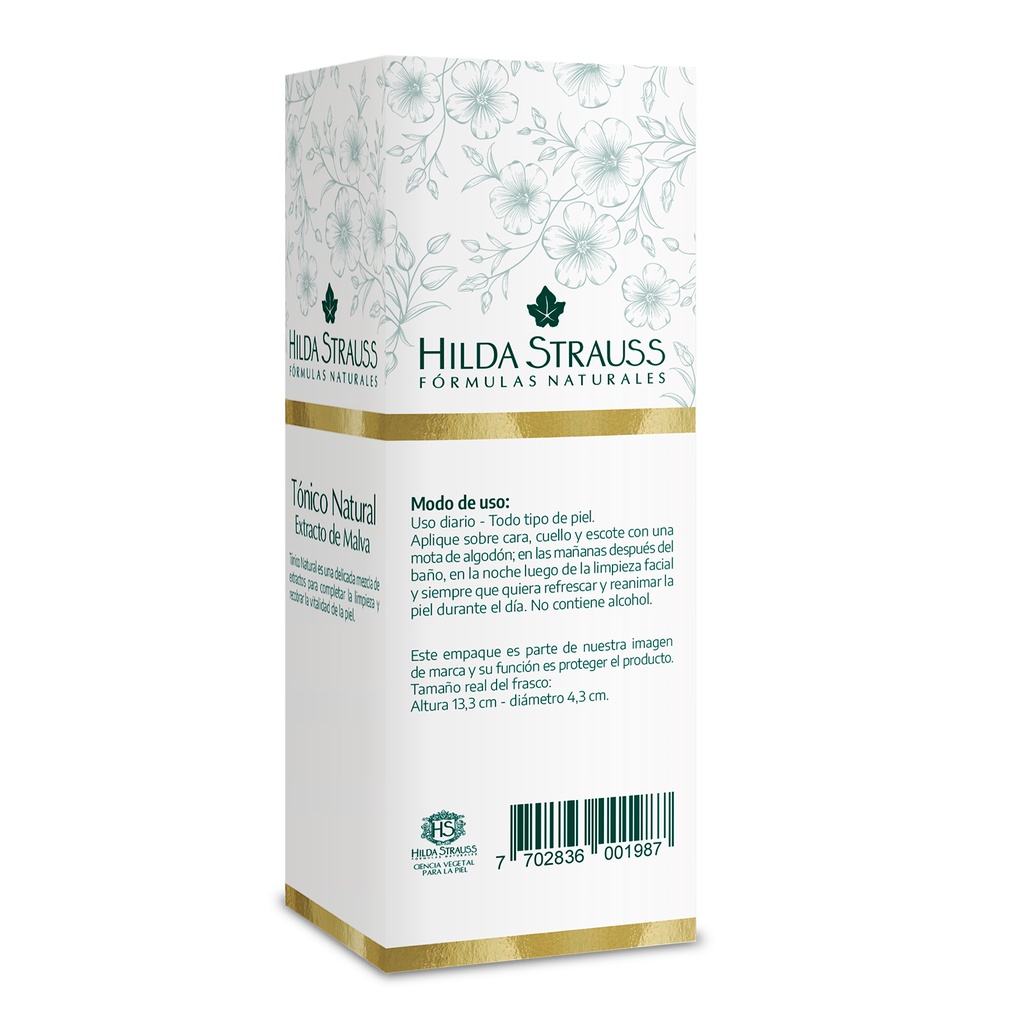 TÓNICO NATURAL CON EXTRACTO DE MALVA