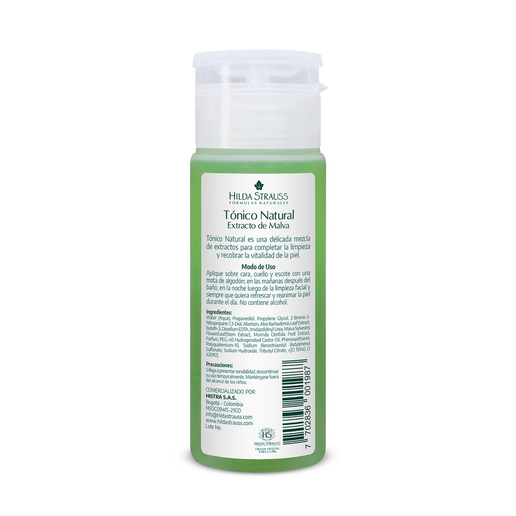 TÓNICO NATURAL CON EXTRACTO DE MALVA