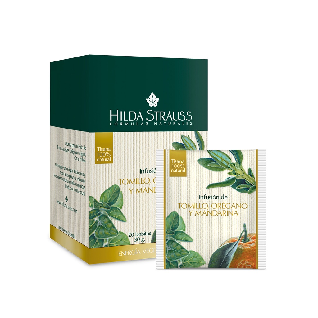 [3030] INFUSIÓN DE TOMILLO, ORÉGANO Y MANDARINA